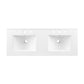 Modway Chaucer 48 Bathroom Vanity White with Dual Ceramic Sink Basin 48 Inches Double MDY-EEI-6701-WHI-WHI