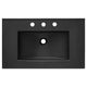 Modway Soma Bathroom Vanity 30 Inch Single Walnut Black MDY-EEI-6716-WAL-BLK