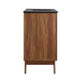 Modway Soma Bathroom Vanity 36 Inch Single Walnut Black MDY-EEI-6718-WAL-BLK