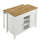 Garland Kitchen Island - No Shipping Charges MDY-EEI-6727-OAK-WHI