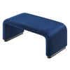 Koda Performance Velvet Waterfall Ottoman  - No Shipping Charges