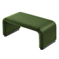 Koda Performance Velvet Waterfall Ottoman  - No Shipping Charges