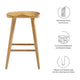 Saville Backless Wood Counter Stools Set of 2 by Modway