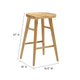 Saville Backless Wood Counter Stools Set of 2 by Modway