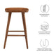 Saville Backless Wood Counter Stools Set of 2 by Modway