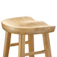 Modway EEI-6740-OAK Saville Backless Wood Bar Stools - Set of 2 Oak