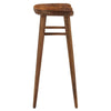 Modway EEI-6740-WAL Saville Backless Wood Bar Stools - Set of 2 Walnut
