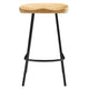 Modway EEI-6741-OAK Concord Backless Wood Counter Stools - Set of 2 Oak