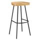 Modway EEI-6742-OAK Concord Backless Wood Bar Stools - Set of 2 Oak