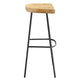 Modway EEI-6742-OAK Concord Backless Wood Bar Stools - Set of 2 Oak