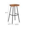 Concord Backless Wood Bar Stools Set of 2 by Modway