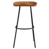 Modway EEI-6742-WAL Concord Backless Wood Bar Stools - Set of 2 Walnut