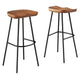 Concord Backless Wood Bar Stools Set of 2 by Modway