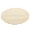Lippa 60’’ Oval Faux Travertine Dining Table by Modway