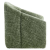 Modway Vivi Chenille Upholstered Accent Basil-Plush Comfy Armchair Ideal as a Modern Barrel Lounge Reading Chair for Living Room Bedroom