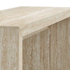 Mirella Faux Travertine Console Table  - No Shipping Charges