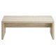 Mirella 53.5" Faux Travertine Bench by Modway| Blue