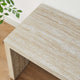 Mirella 53.5" Faux Travertine Bench by Modway| Blue
