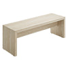 Mirella 53.5" Faux Travertine Bench by Modway| Blue