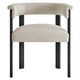 Modway Imogen Dining Chairs Heathered Weave Ivory Black MDY-EEI-6776-HEI-BLK