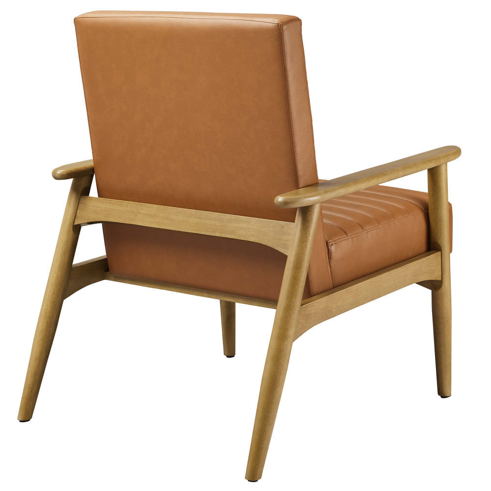 Jensen Vegan Leather Accent Chair by Modway