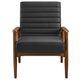 Modway Jensen Accent Chair Walnut Black