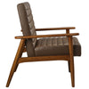 Modway Jensen Accent Chair Walnut Brown
