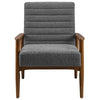 Modway Jensen Accent Chair Walnut Charcoal