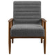 Modway Jensen Accent Chair Walnut Charcoal