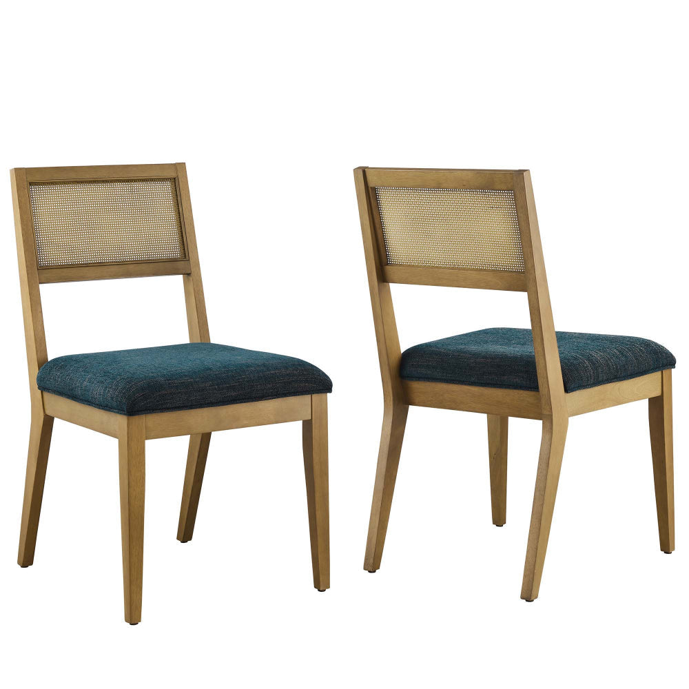 Modway Nimba Dining Chair, Heathered Weave Azure