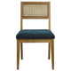 Modway Nimba Dining Chair Heathered Weave Azure