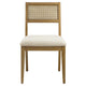 Modway Nimba Dining Chair Heathered Weave Ivory