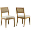 Modway Nimba Dining Chair, Heathered Weave Ivory