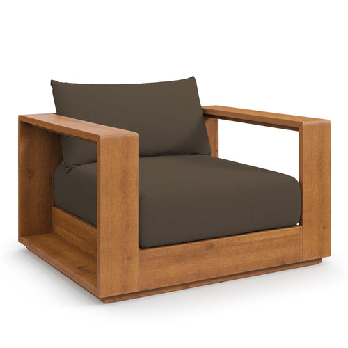 Tahoe Outdoor Patio Acacia Wood Chair by Modway