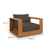 Tahoe Outdoor Patio Acacia Wood Chair by Modway