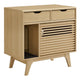 Modway EEI-6796-OAK Render Cat Cabinet, Oak