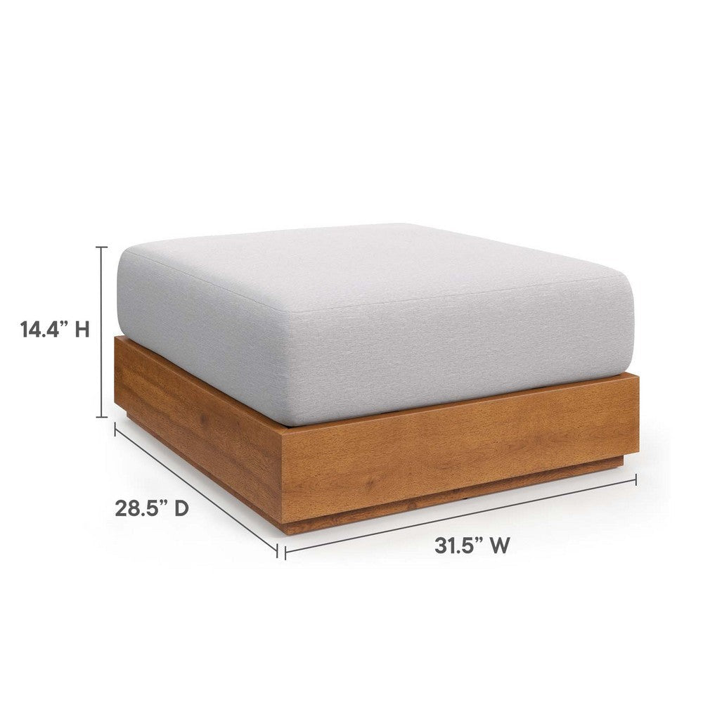 Modway Tahoe Outdoor Furniture Natural Light Gray