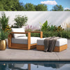 Modway Tahoe Outdoor Furniture Natural Light Gray