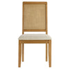 Modway Arlo Dining Chairs Natural Natural Heathered Weave Light Beige MDY-EEI-6803-NAT-NAT-HLB