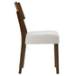 Modway Pax Dining Chairs Walnut Heathered Weave Ivory MDY-EEI-6804-WAL-HEI