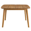 Vienna 46’’ Square Outdoor Patio Teak Wood Dining Table by Modway MDY-EEI-6815-NAT