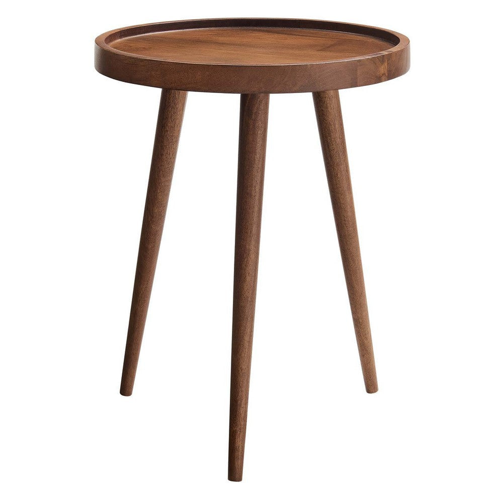 Chiro Round Wood Side Table  - No Shipping Charges