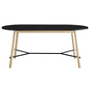 Modway Infuse Dining Table Black Oak MDY-EEI-6836-BLK-OAK