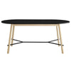 Modway Infuse Dining Table Black Oak MDY-EEI-6836-BLK-OAK