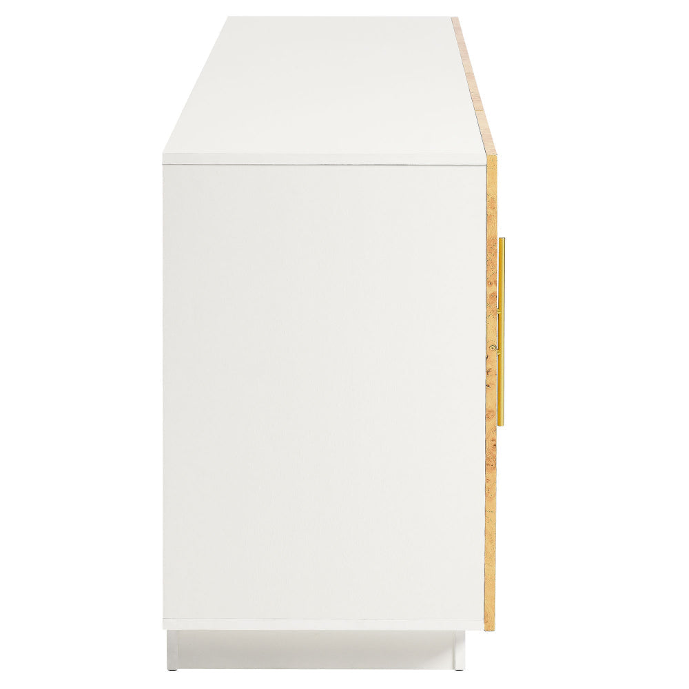 Abel 69 Inch Burl Wood Sideboard Buffet TV Stand by Modway MDY-EEI-6847-WHI-BUR