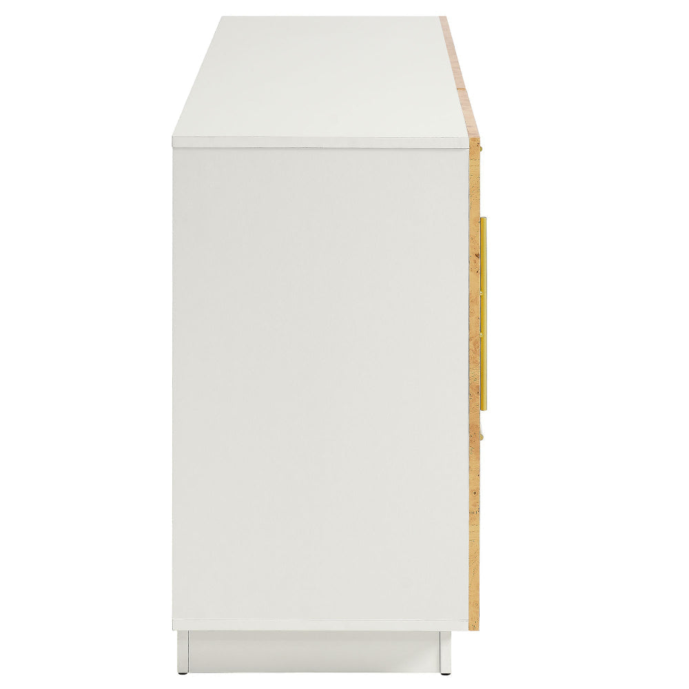 Abel 59 Inch Burl Wood Sideboard Buffet TV Stand by Modway MDY-EEI-6848-WHI-BUR