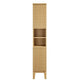 Modway Render Tall Narrow Bathroom Storage Cabinet Oak MDY-EEI-6851-OAK