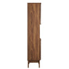 Modway Render Tall Narrow Bathroom Storage Cabinet Oak MDY-EEI-6851-OAK