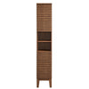 Modway Render Tall Narrow Bathroom Storage Cabinet Oak MDY-EEI-6851-OAK