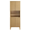 Modway Render Tall Bathroom Storage Cabinet Oak MDY-EEI-6852-OAK